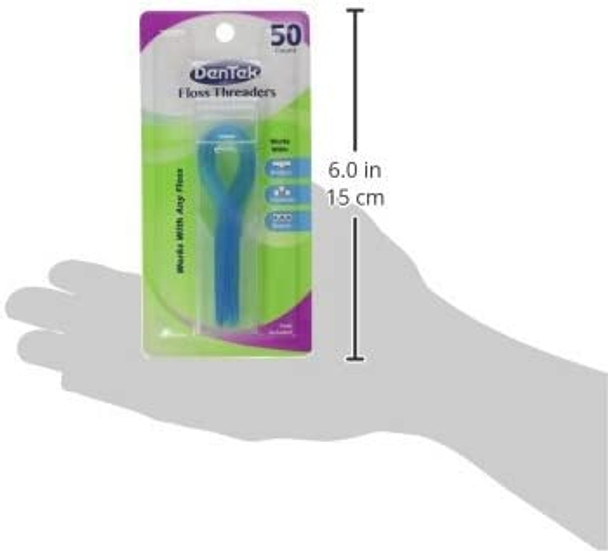 Dentek Floss Threaders 50 Count 3 Pack