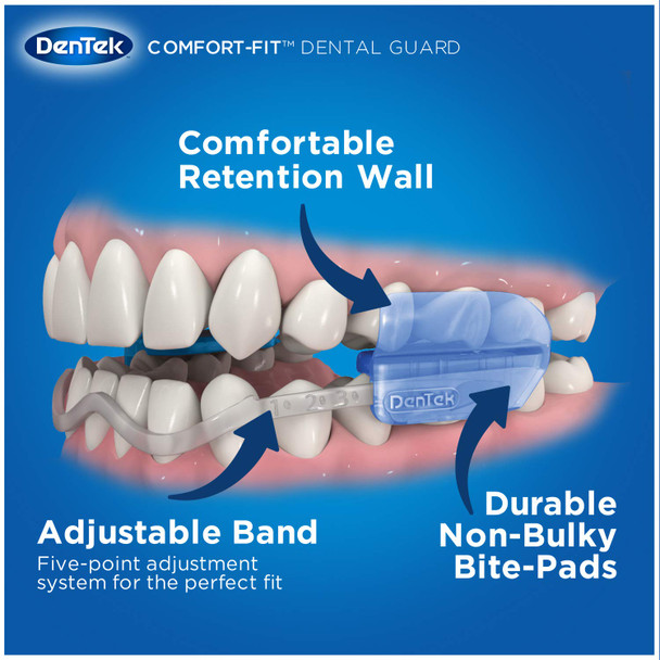 DenTek ComfortFit Dental Guards for Nighttime Teeth Grinding 2 Count