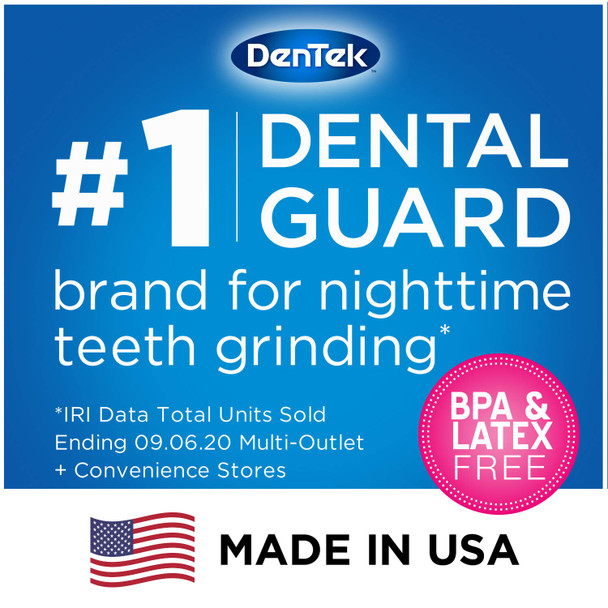 DenTek ComfortFit Dental Guards for Nighttime Teeth Grinding 2 Count