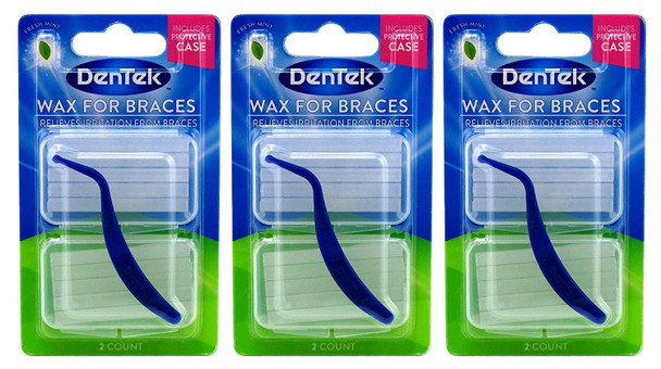 DenTek Wax for Braces 1 Each 1 Each Pack of 3