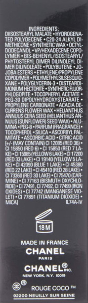 Chanel Rouge Coco Ultra Hydrating Lip Color  402 Adrienne Lipstick for Women 0.12 Ounce