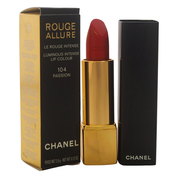 Chanel Rouge Allure Luminous Intense Lip Colour 104 Passion 0.12 Ounce