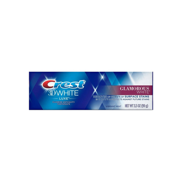 Crest 3D White Luxe Glamorous White Toothpaste, Vibrant Mint 3.5 Oz