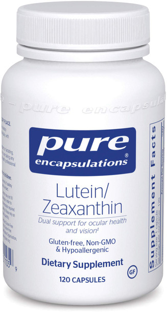 Pure Encapsulations - Lutein/Zeaxanthin - High Strength Blend for Macular Support and Overall Visual Functioning - 120 Capsules