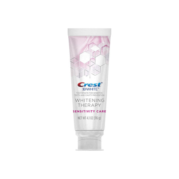 Crest 3D White Whitening Therapy Sensitivity Care Fluoride Toothpaste 4.1 oz