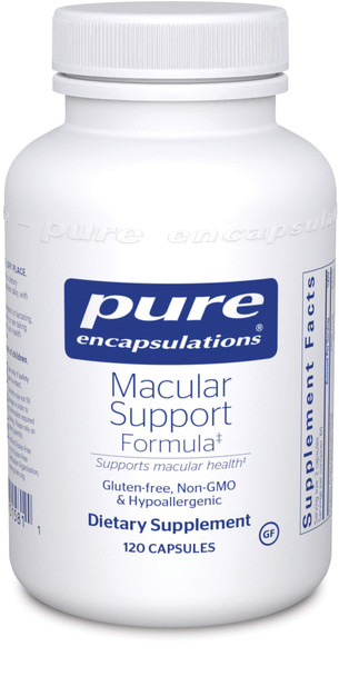 Pure Encapsulations - Macular Support Formula - Hypoallergenic Supplement with Enhanced Antioxidant Formula for Healthy Eyes - 120 Capsules