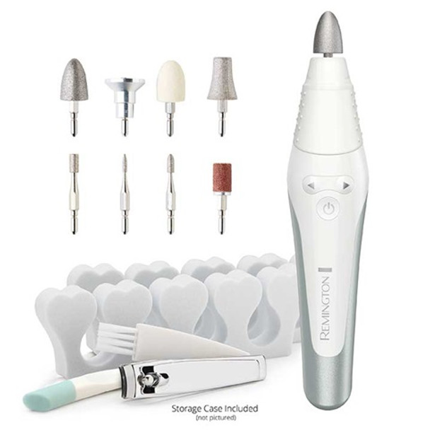 Remington Reveal Manicure & Pedicure Set with 12 Professional Accessories