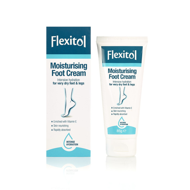 Flexitol Moisturising Foot Cream, Provides Intensive Hydration for Very Dry Feet and Legs – 85g