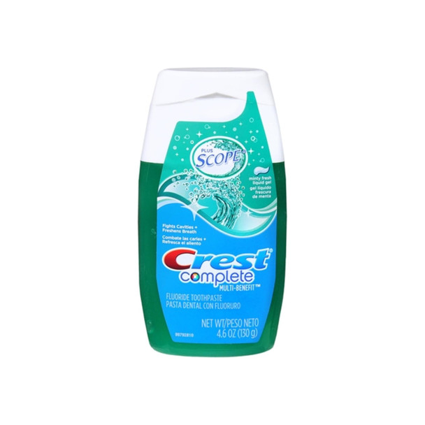 Crest Plus Scope Toothpaste Liquid Gel Minty Fresh 4.60 oz