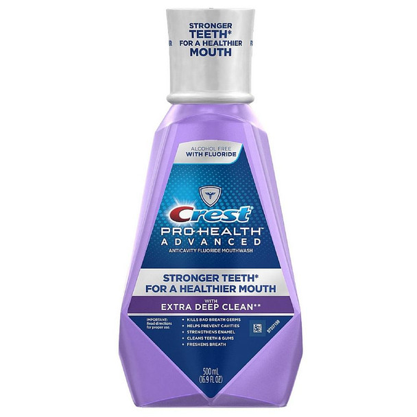 Crest Pro-Health Advanced Mouthwash with Extra Deep Clean, Clean Mint 16.90 oz