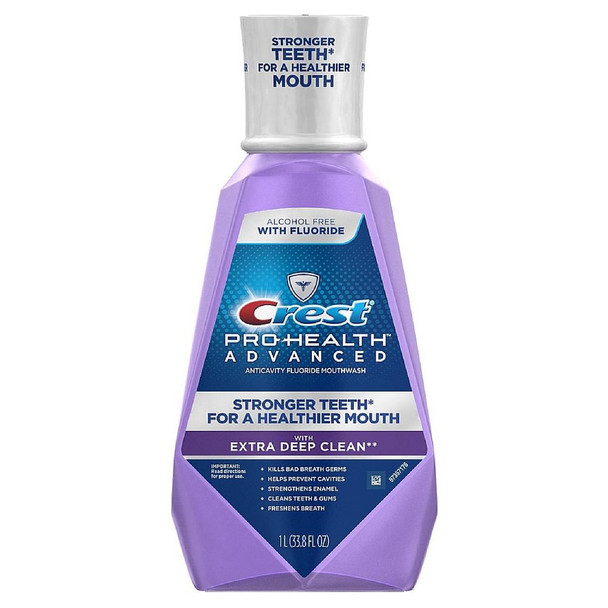 Crest Pro-Health Advanced Mouthwash with Extra Deep Clean, Clean Mint 33.80 oz