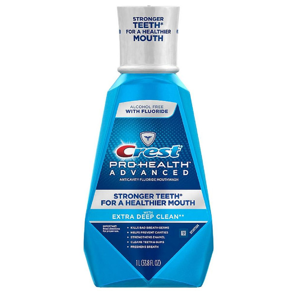 Crest Pro-Health Advanced Mouthwash with Extra Deep Clean, Fresh Mint 33.80 oz