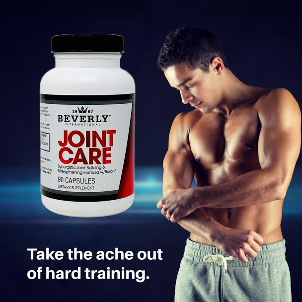 Beverly International Joint Care 90 Capsules. All Over Joint Support. 3-Stage Building Formula with Glucosamine Chondroitin MSM Hyaluronic Acid Increase Mobility with Less Discomfort.