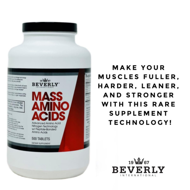 Beverly International Mass Amino Acids 500 Tablets