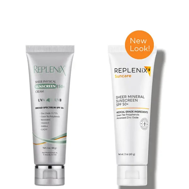 Replenix Sheer Mineral Face Sunscreen Spf 50