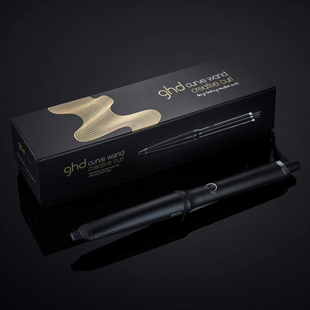 ghd Curve Creative Curl Wand - Hair Curling Wand (Black)