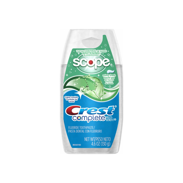 Crest Whitening Plus Scope Toothpaste Liquid Gel, Minty Fresh 4.60 oz