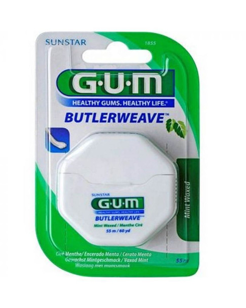 Butler Gum Butlerweave Mint Waxed Floss 1855RQ