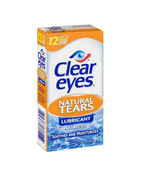 Clear Eyes Natural Tears Eye Drops 15 mL