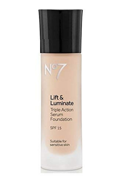 No7 Lift & Luminate TRIPLE ACTION Serum Foundation - Cool Ivory