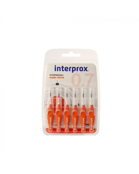 Interprox Interproximal Super Micro 0.7 Interdental Brush 6s