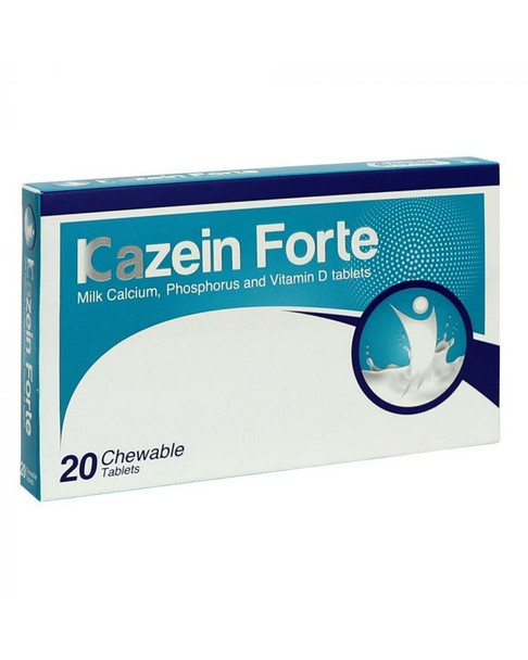 Kazein Forte Milk Calcium Chewable Tablets 20s