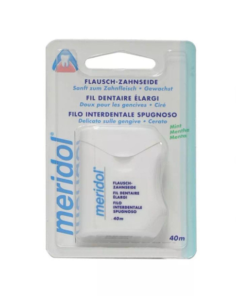 Meridol Dental Floss Waxed 40m 1s