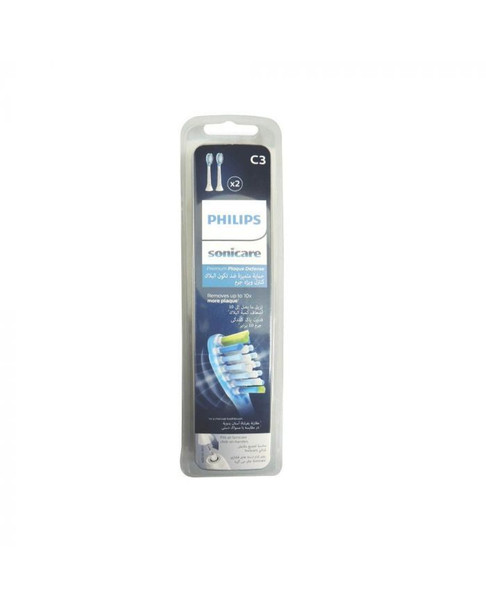 Philips Sonicare HX9042/17 C3 Premium Plaque Defense Replacement Brush Head 2s