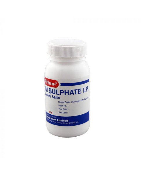 Prime Magnesium Sulphate I.P. Epsom Salt 100 g