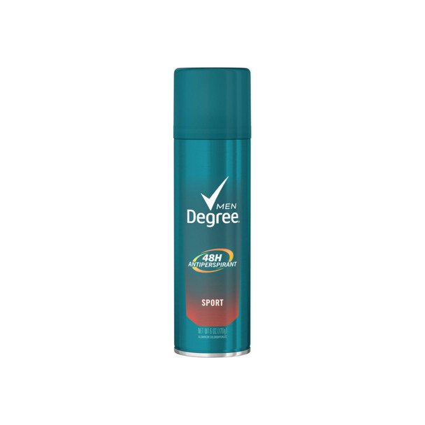 Degree Sport Aerosol Antiperspirant Deodorant, 6 oz