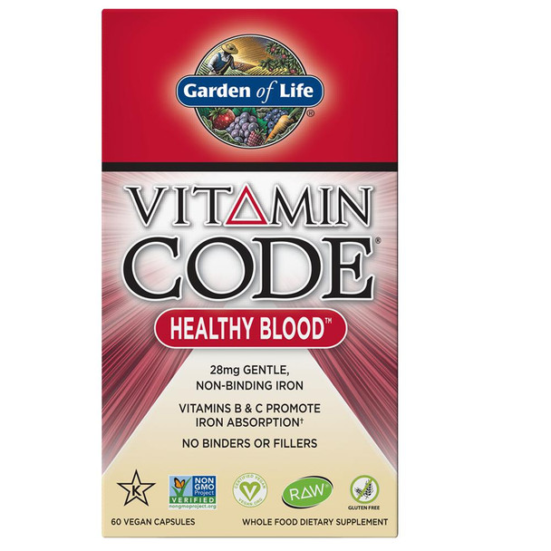 Garden of Life Vitamin Code Healthy Blood 60VC