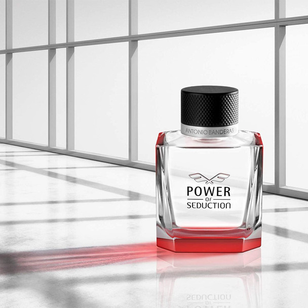 Antonio Banderas Perfumes  Power of Seduction  Eau de Toilette Spray for Men  Fruity Soft and Daring Fragrance  3.4 Fl Oz