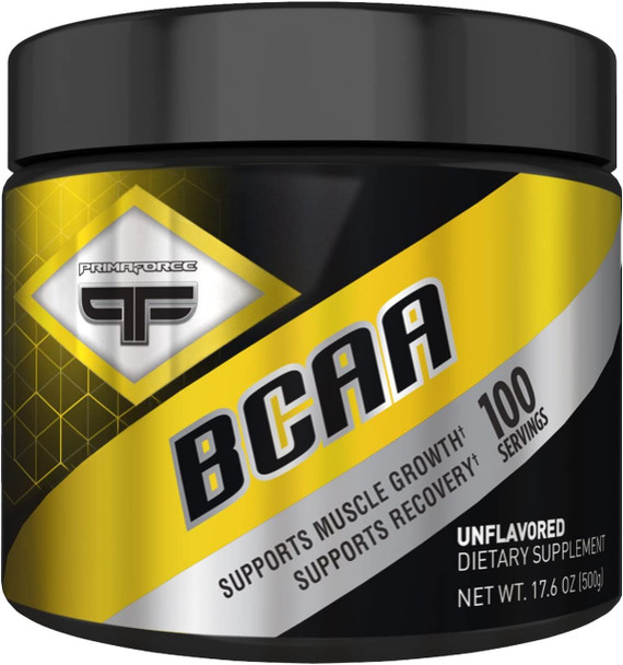 PrimaFroce Raw BCAAS Unflavored Dietary Supplement 500 Gram