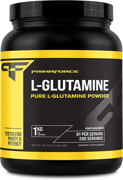 Primaforce LGlutamine Powder 1000 Gram 1 KG Dietary Supplement
