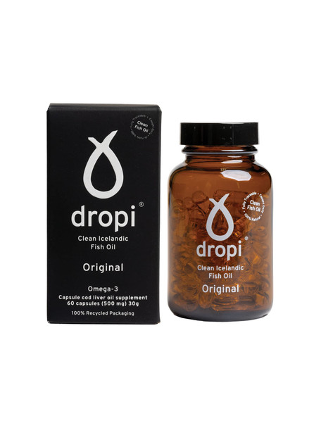 Dropi Fish Oil - Omega 3 / 500mg - Extra Virgin - 60 Capsules