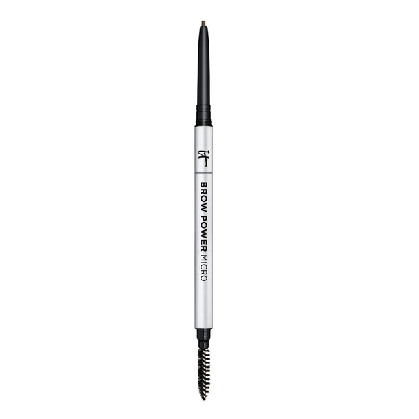 IT Cosmetics Brow Power Micro Universal Taupe  Universal Eyebrow Pencil  Mimics the Look of Real Hair  BudgeProof Formula  Builtin Spoolie  0.017 oz