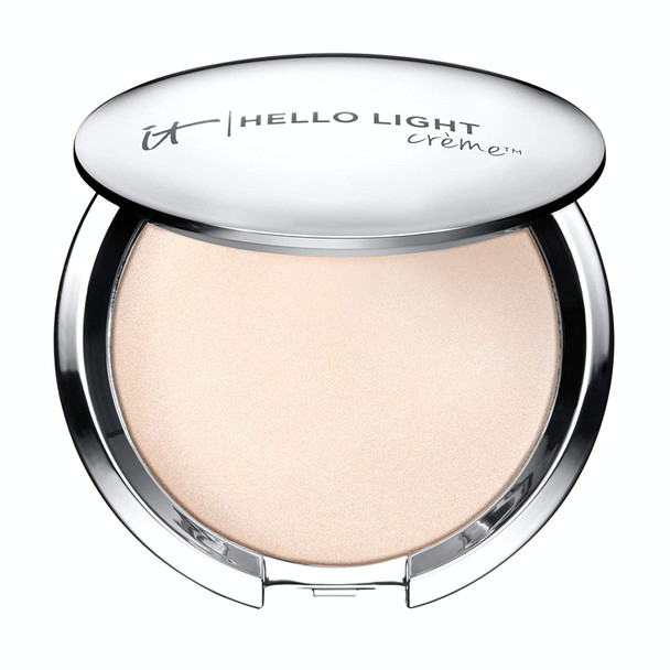 IT Cosmetics Hello Light Creme Luminizer  AntiAging Highlighter  Brightens Hydrates  Awakens Skin  With Silk Hydrolyzed Collagen Peptides  Antioxidants  0.23 oz