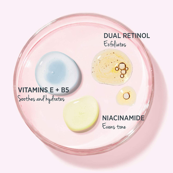 IT Cosmetics Hello Results WrinkleReducing Daily Retinol SeruminCream  Firming  AntiAging Retinol Face Cream with Niacinamide Vitamin B5  Vitamin E  1.7 fl oz