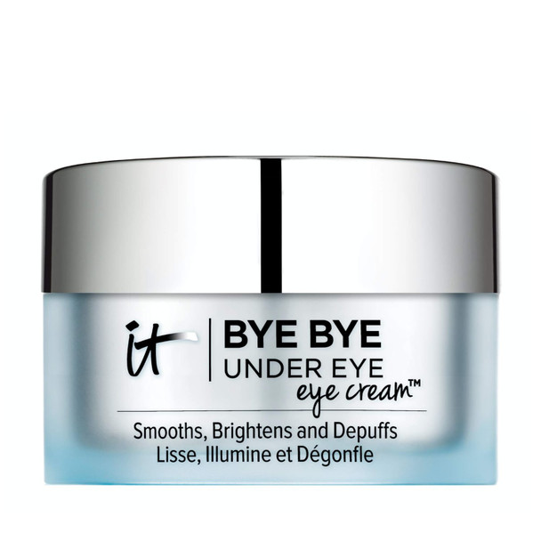 IT Cosmetics Bye Bye Under Eye Eye Cream  Hydrating QuickAbsorbing Formula  Smooths the Look of Fine Lines  Wrinkles Visibly Brightens Dark Circles  With Hyaluronic Acid  0.5 fl oz