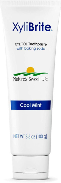 Natures Sunshine XyliBrite Xylitol Toothpaste Cool Mint 3.5 Oz