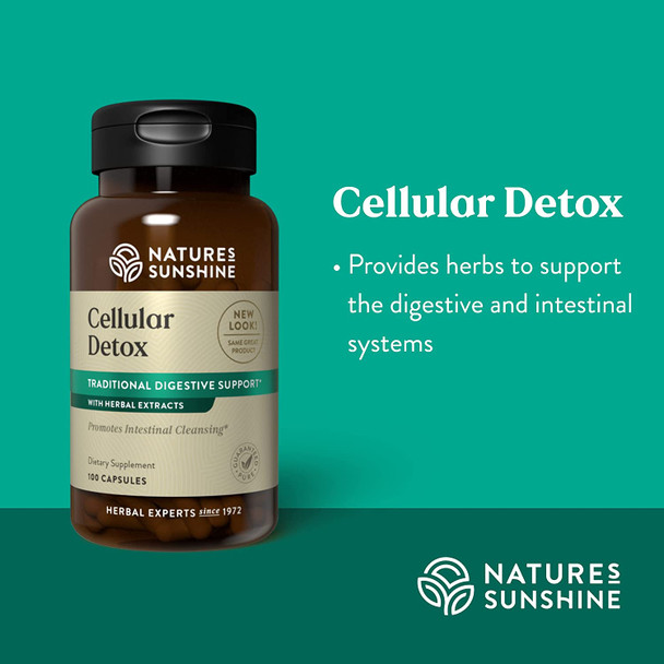 Natures Sunshine Cellular Detox 100 Capsules