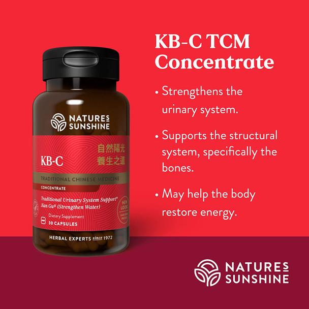 Natures Sunshine KBC Chinese TCM Concentrate 30 Capsules