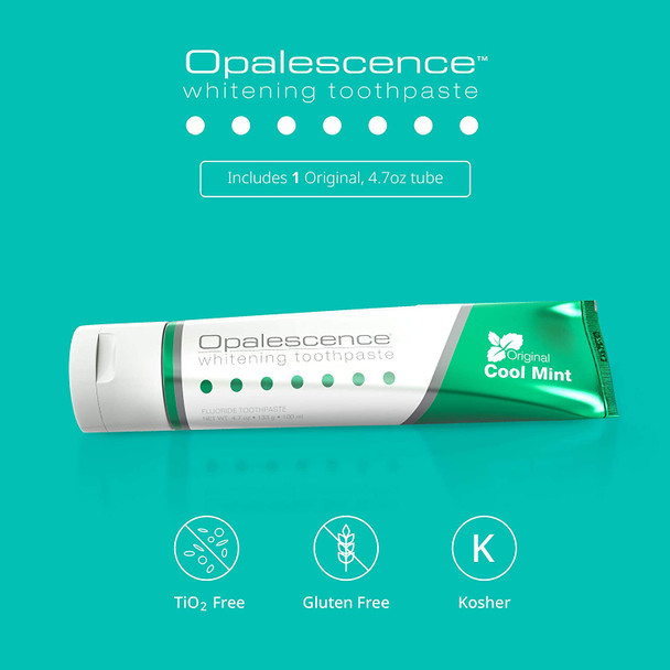 Opalescence Whitening Toothpaste  Fluoride Oral Care  4.7 Oz  Cool Mint  Pack of 1