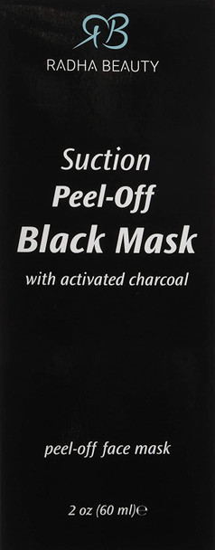 Radha Beauty Activated Charcoal Blackhead Remover Mask Blackhead Peel Off Mask Face Mask Blackhead Mask Black Mask Deep Cleansing Facial Mask for Face Nose 2oz