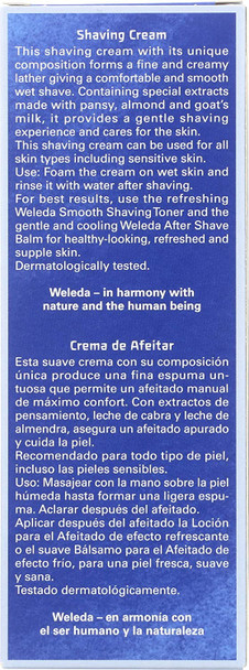 Weleda Shaving Cream 2.5 Fluid Ounce