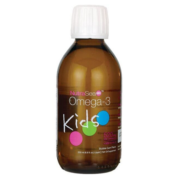 NutraSea Kids Omega3  Vitamin D  Bubble Gum Flavor
