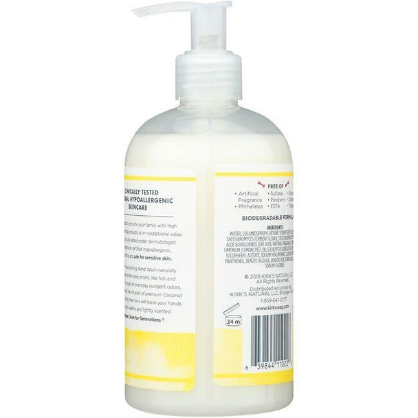Odor Neutralizing Hand Soap  Lemon  Eucalyptus