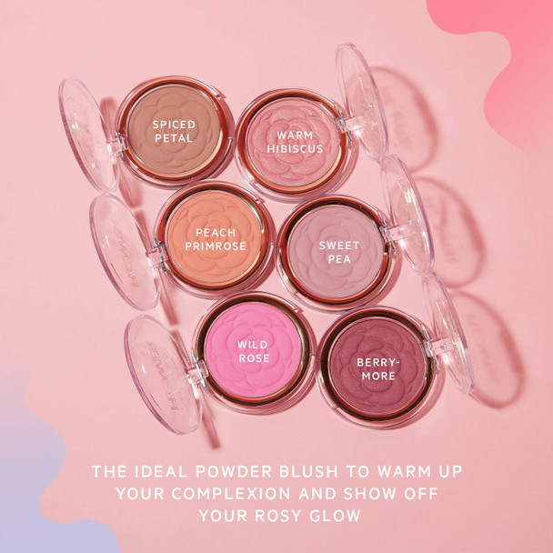 Flower Beauty Flower Pots Powder Blush  Smooth  Silky Skin Tone Enhancing Soft Satin Finish Makeup Sweet Pea
