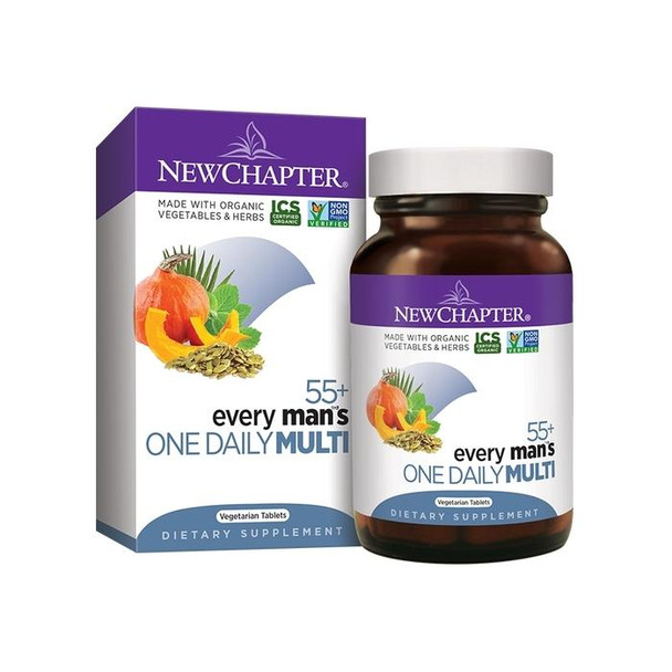 New Chapter Every Man's 1 Daily 55+ Multivitamin 72T