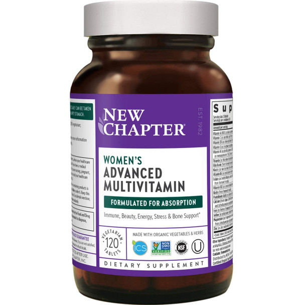 New Chapter Women's Advanced Multivitamin - 120 Tablets